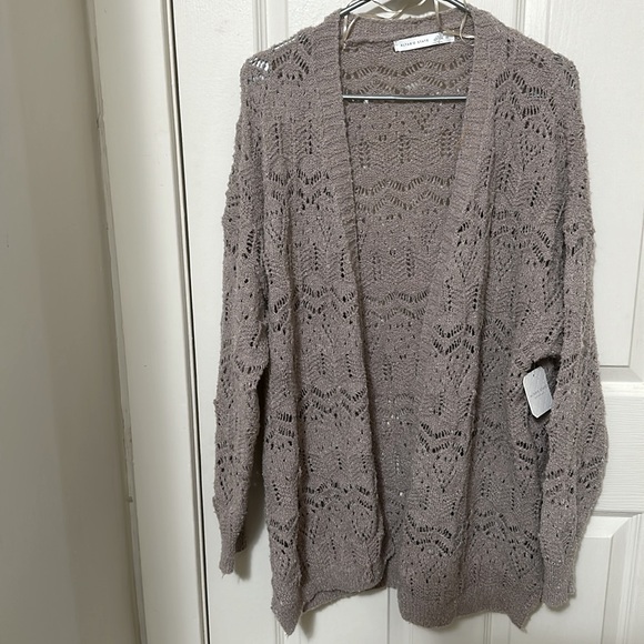 Altar’d State Grace Pointelle Cardigan M - Picture 4 of 7